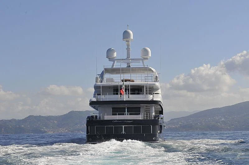 a boat in the water aboard FORWIN Yacht for Sale