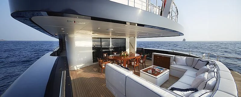 a boat on the water aboard FORWIN Yacht for Sale