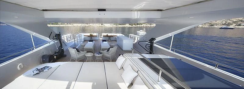a boat on the water aboard FORWIN Yacht for Sale