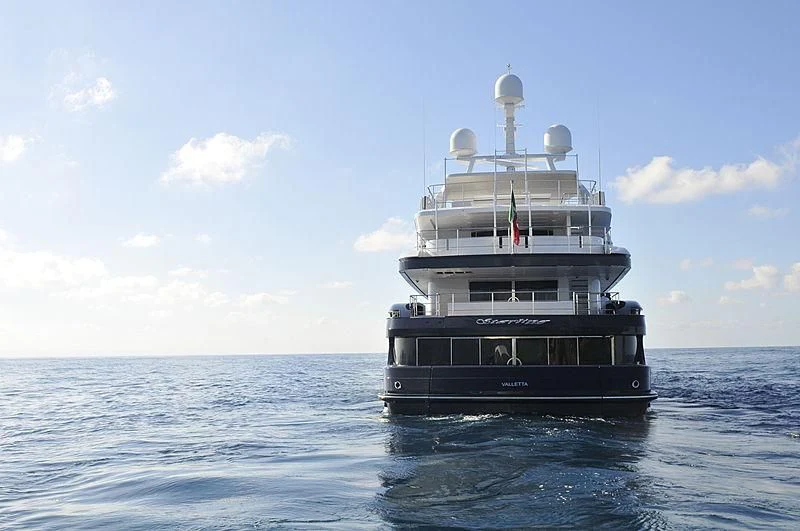 a ship in the water aboard FORWIN Yacht for Sale