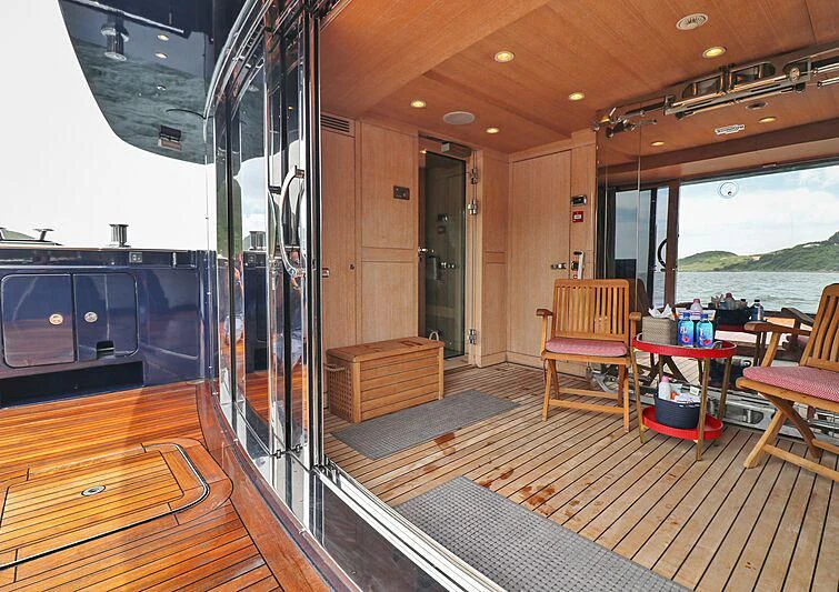 inside of a boat aboard FORWIN Yacht for Sale