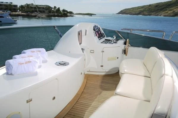a boat on the water aboard NEW STAR Yacht for Charter
