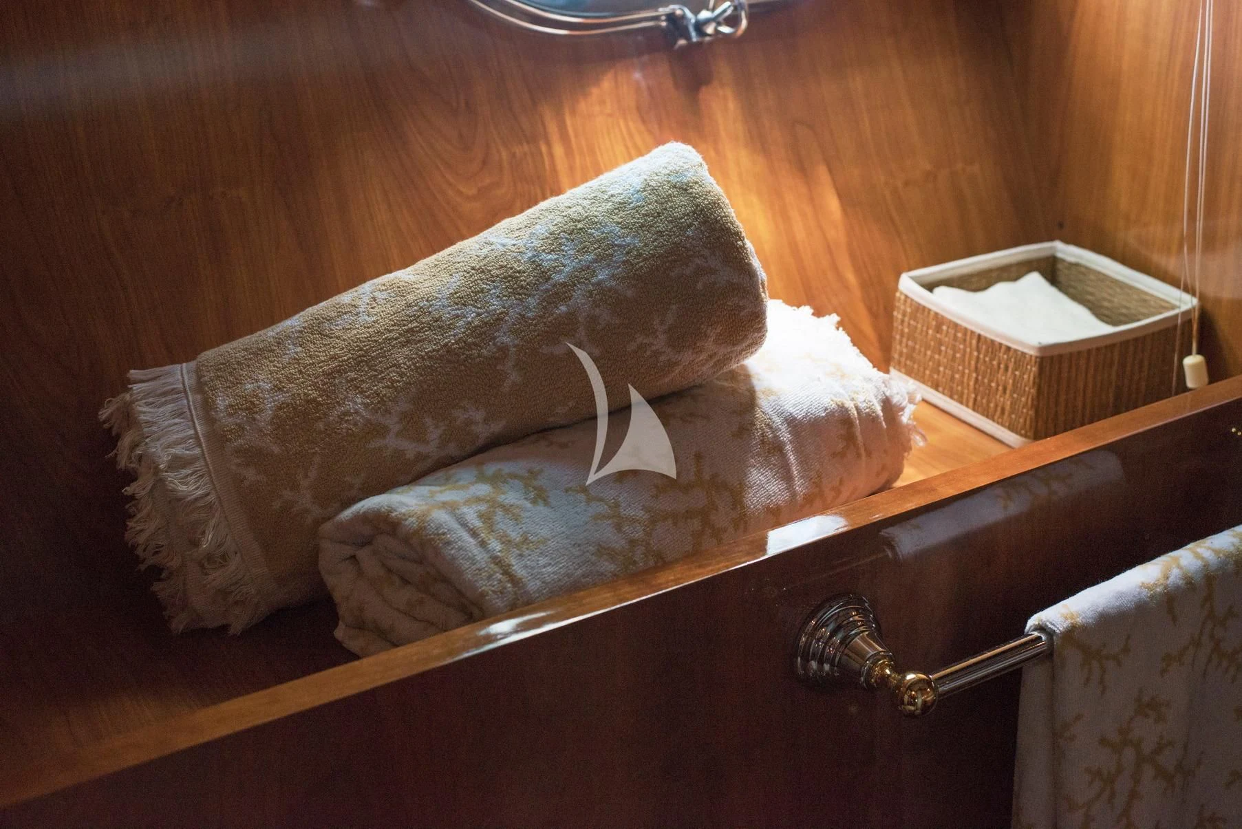 a stuffed animal on a table aboard D'ARISTOTELIS Yacht for Sale