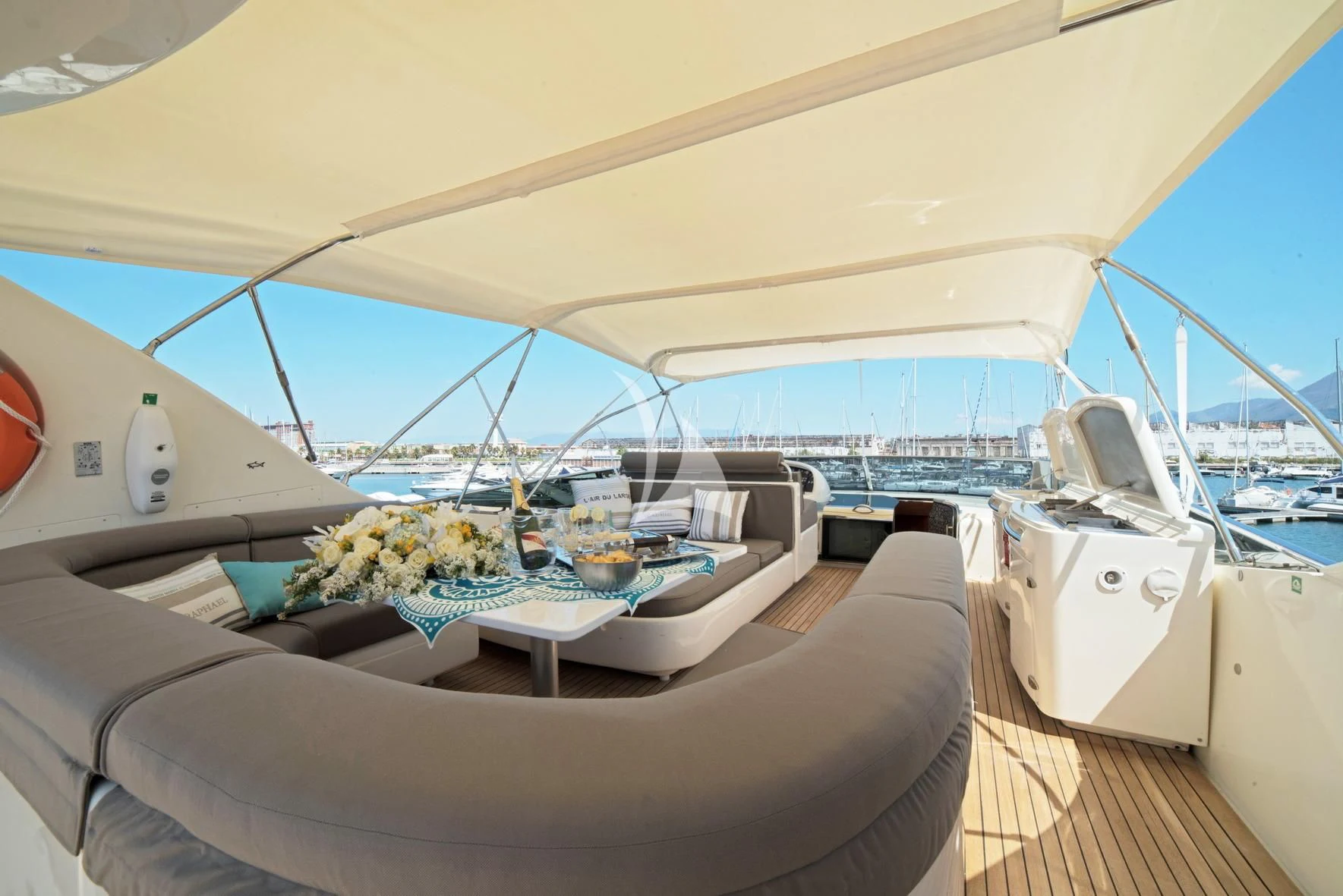 a boat on the water aboard D'ARISTOTELIS Yacht for Sale