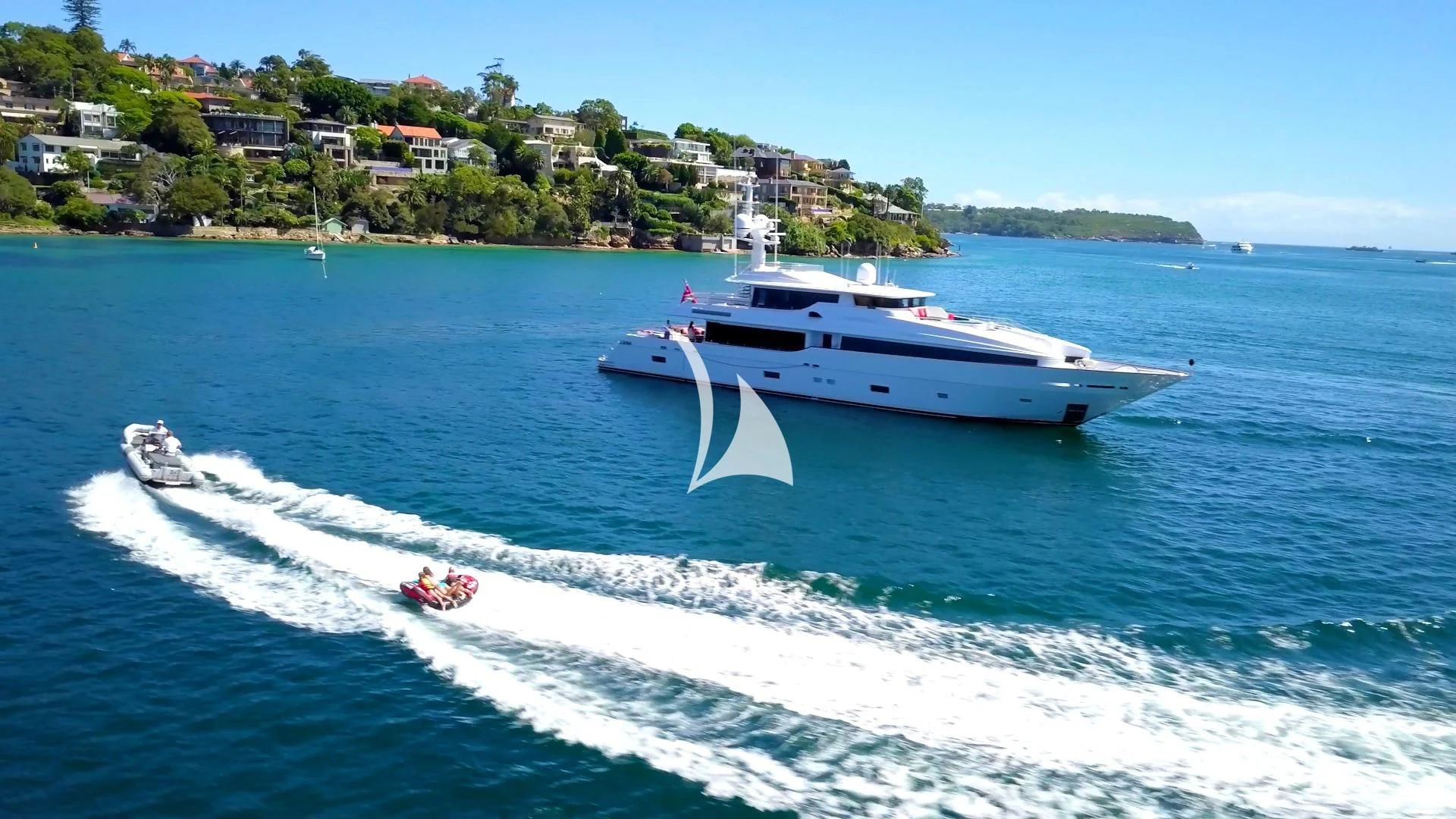 a boat on the water aboard MASTEKA 2 Yacht for Charter