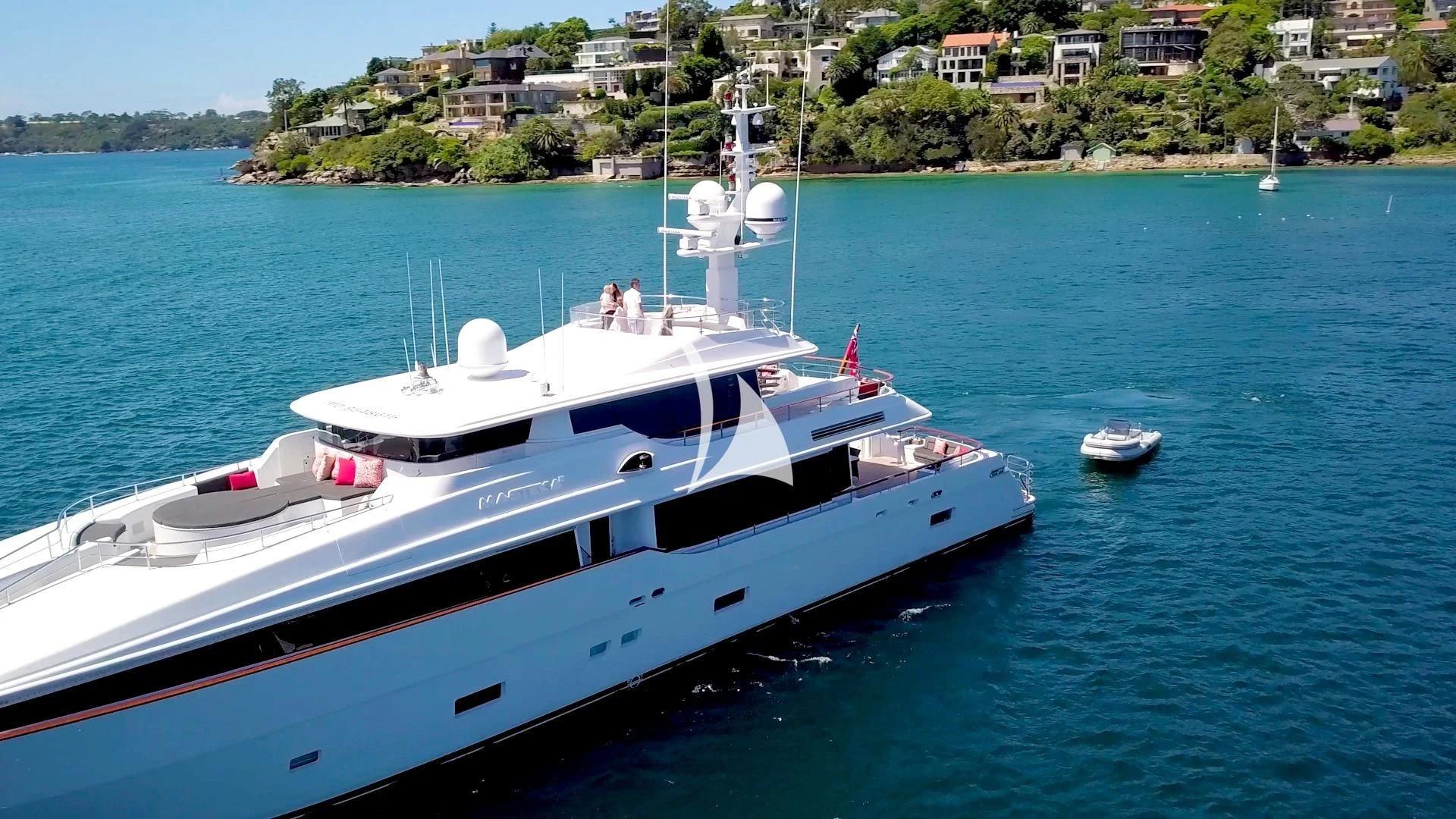 a boat in the water aboard MASTEKA 2 Yacht for Charter