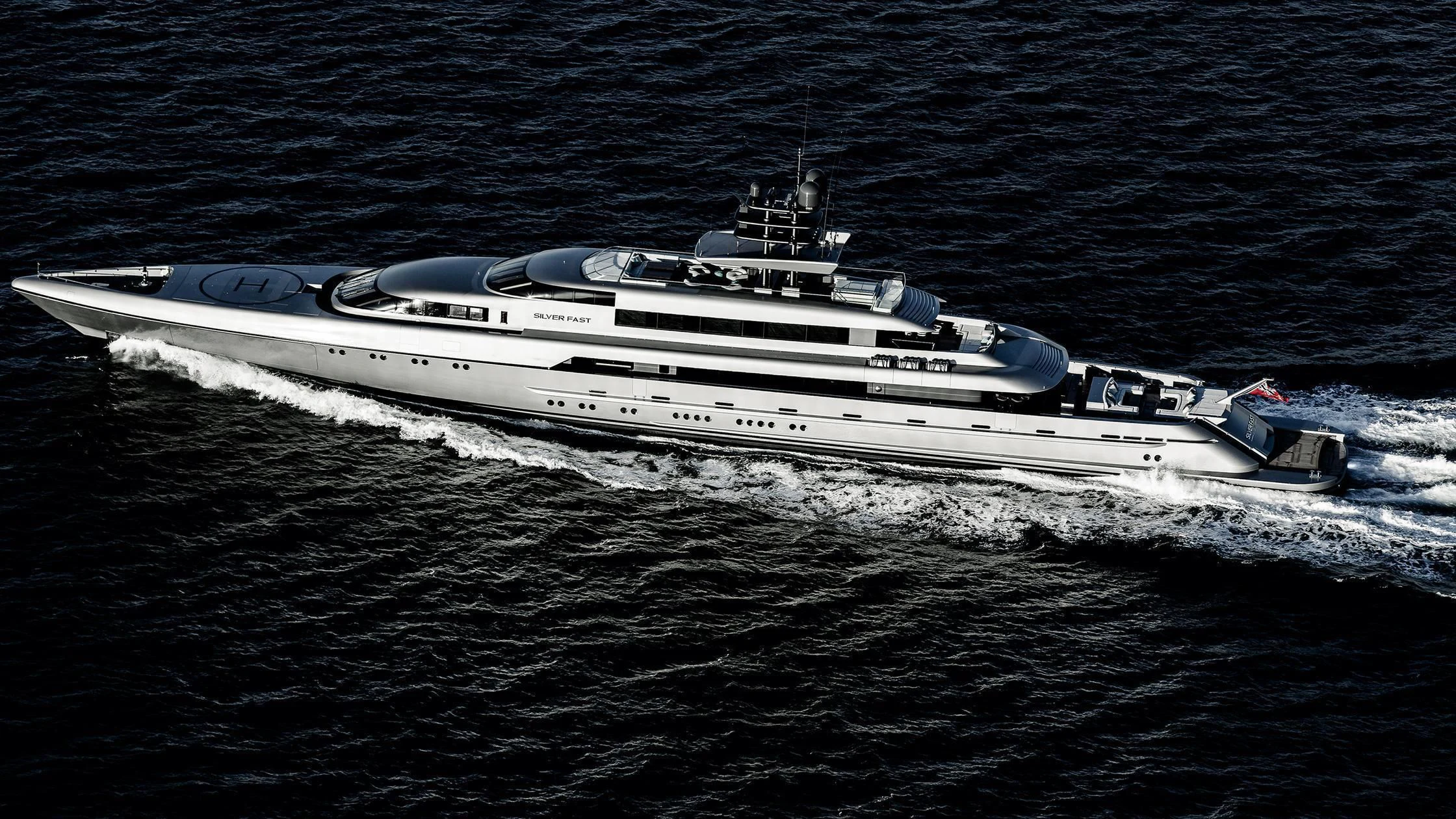 a boat in the water aboard SILVER FAST Yacht for Sale