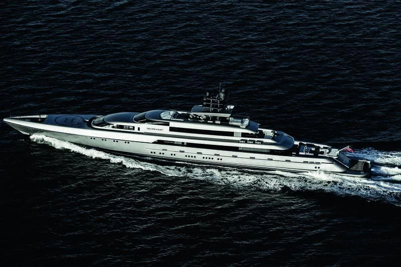 a boat in the water aboard SILVER FAST Yacht for Sale