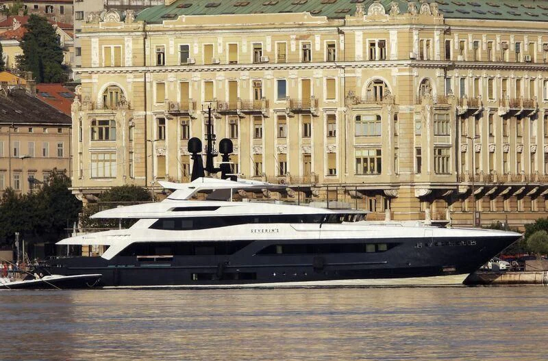 a boat on the water aboard SEVERIN°S Yacht for Charter