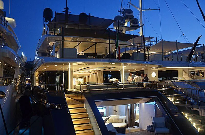 a boat with people on it aboard SEVERIN°S Yacht for Charter