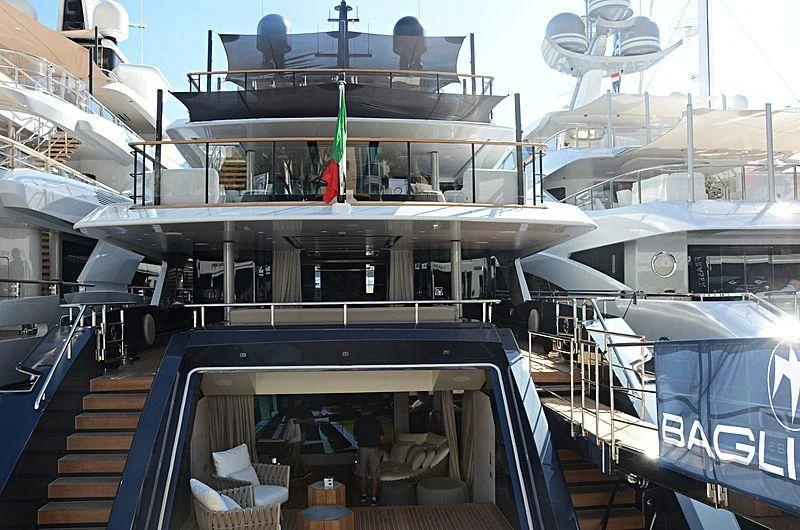 a boat with a group of people on it aboard SEVERIN°S Yacht for Charter