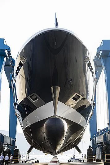 a large metal object aboard SEVERIN°S Yacht for Charter