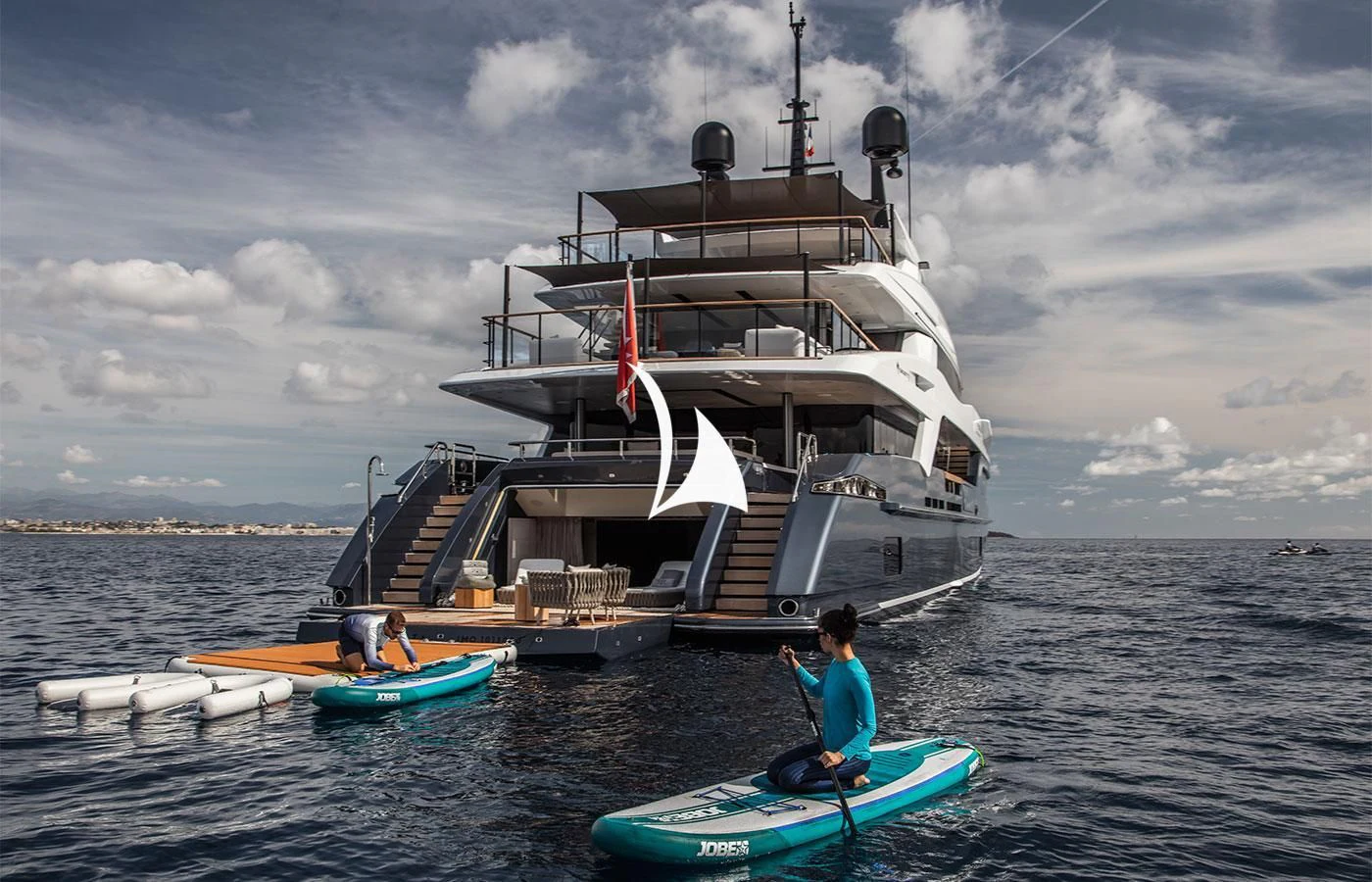 a boat on the water aboard SEVERIN°S Yacht for Charter