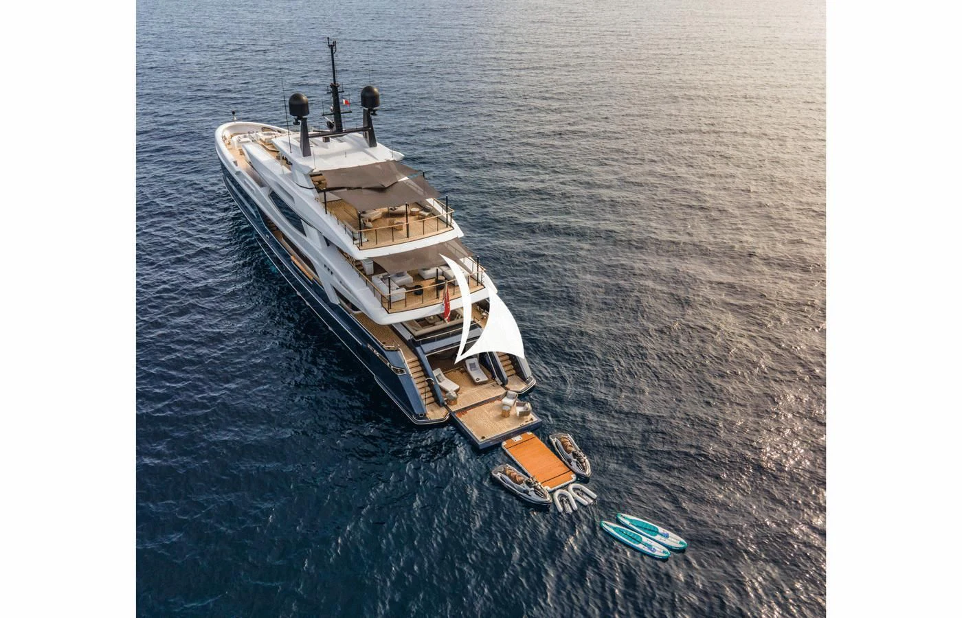 a ship in the water aboard SEVERIN°S Yacht for Charter
