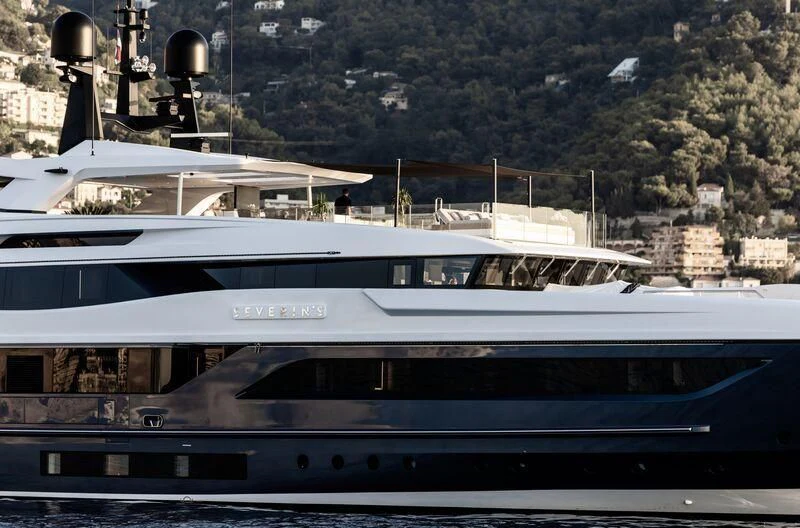a boat on the water aboard SEVERIN°S Yacht for Charter
