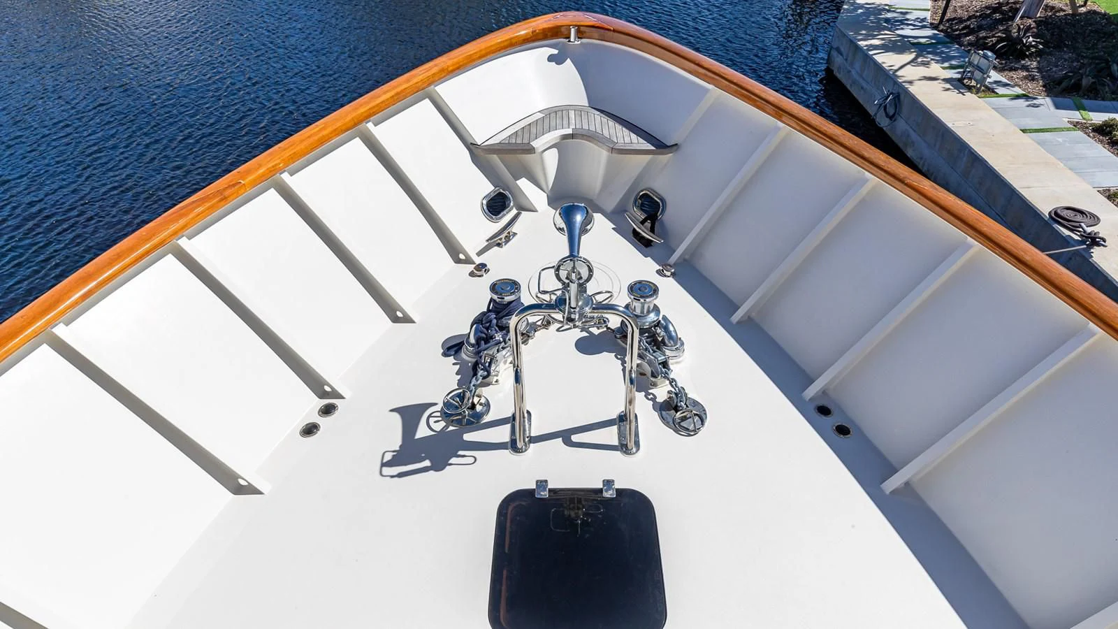 a drone on a table aboard SEAQUEL Yacht for Sale