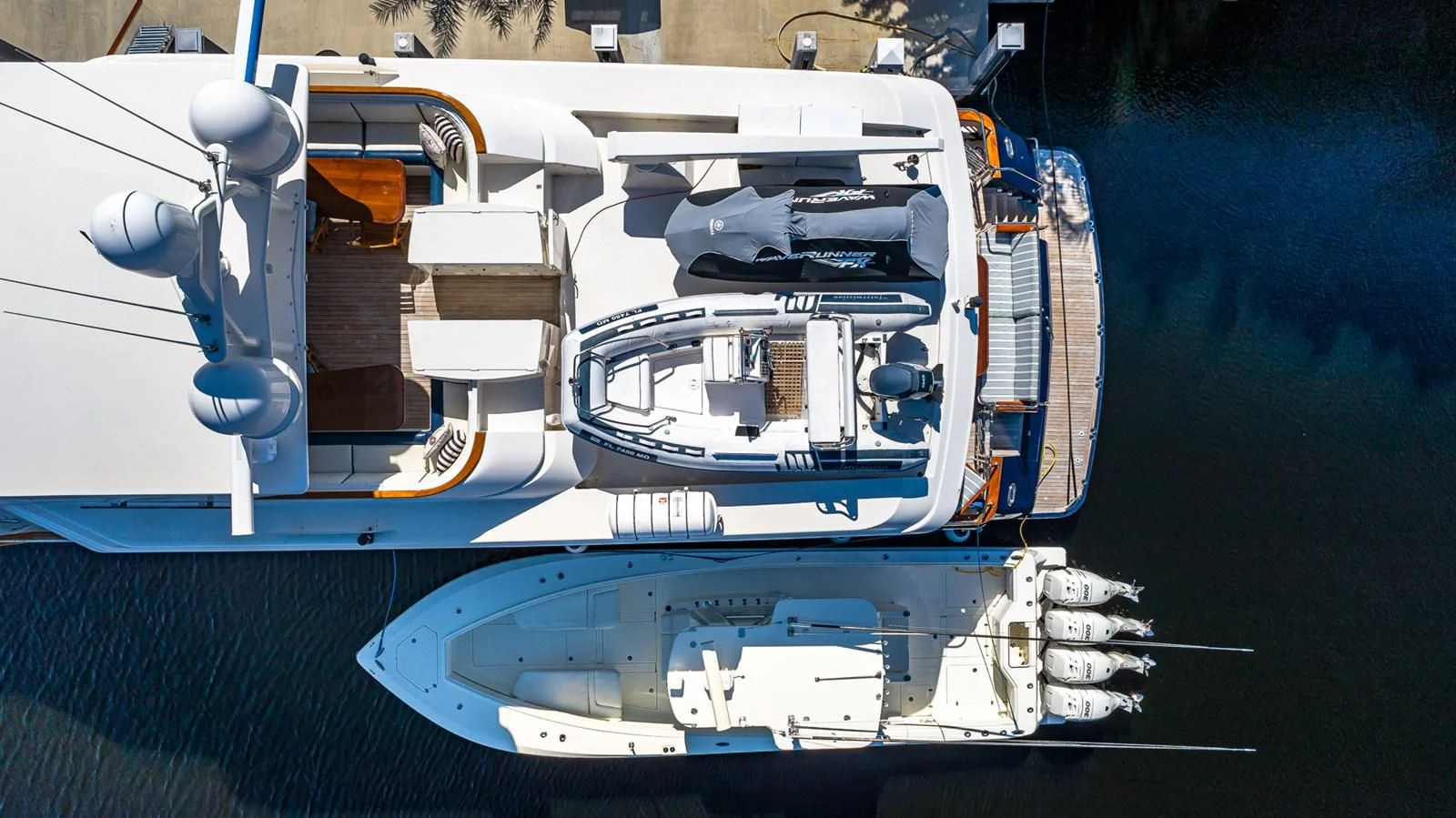 a ship in the water aboard SEAQUEL Yacht for Sale
