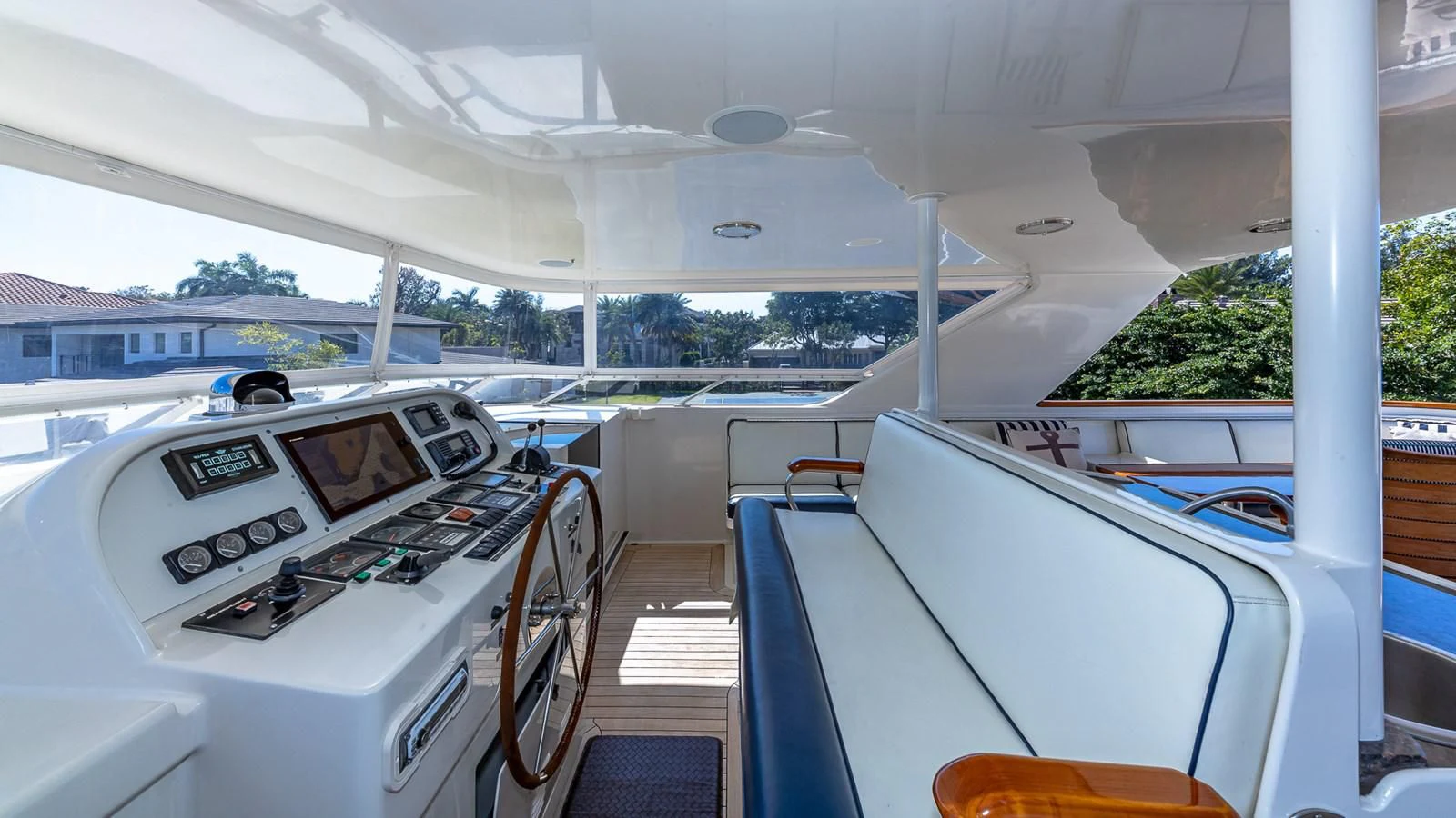 inside of a boat aboard SEAQUEL Yacht for Sale