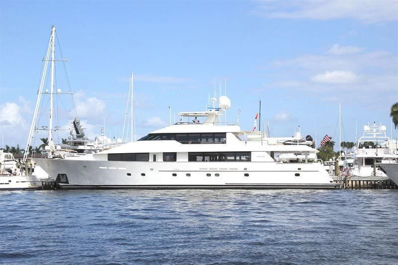a group of boats in the water aboard GOOD TIMES Yacht for Sale