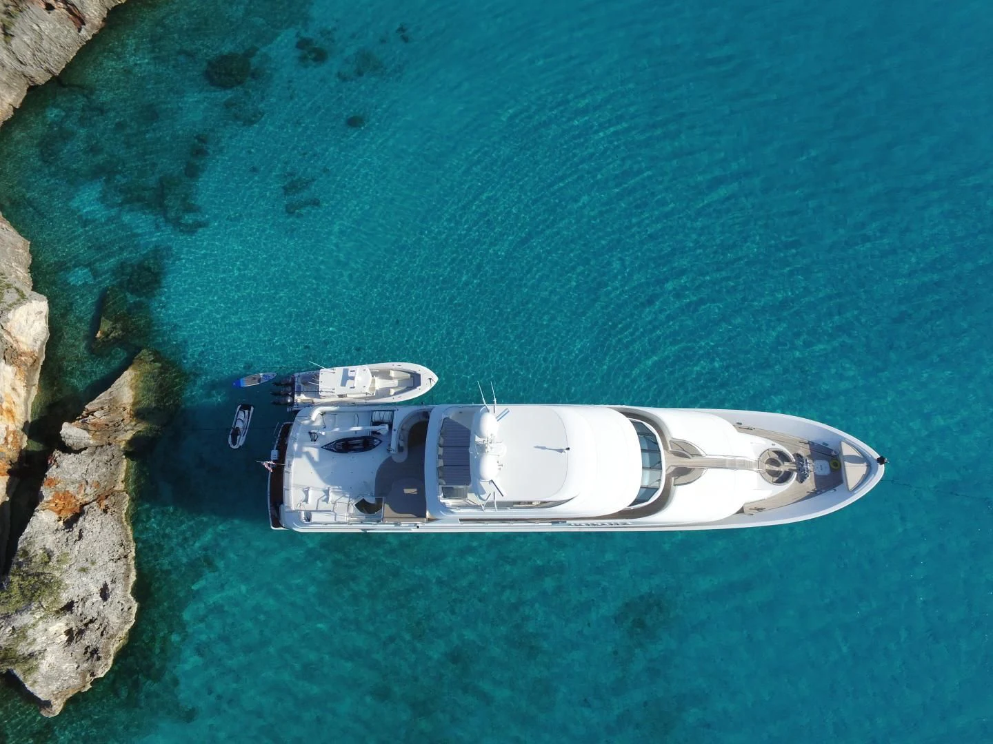 a boat on the water aboard GOOD TIMES Yacht for Sale