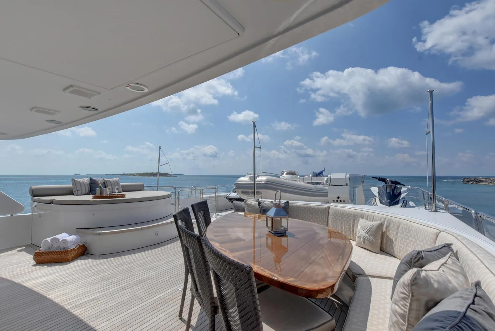 a boat on the water aboard GOOD TIMES Yacht for Sale