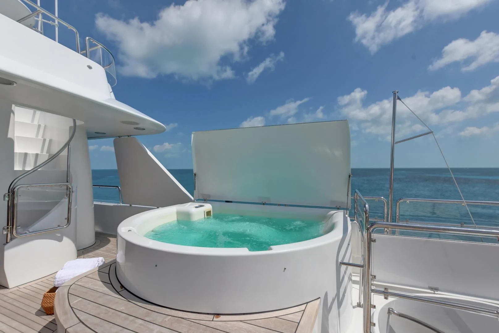 a boat on the water aboard GOOD TIMES Yacht for Sale