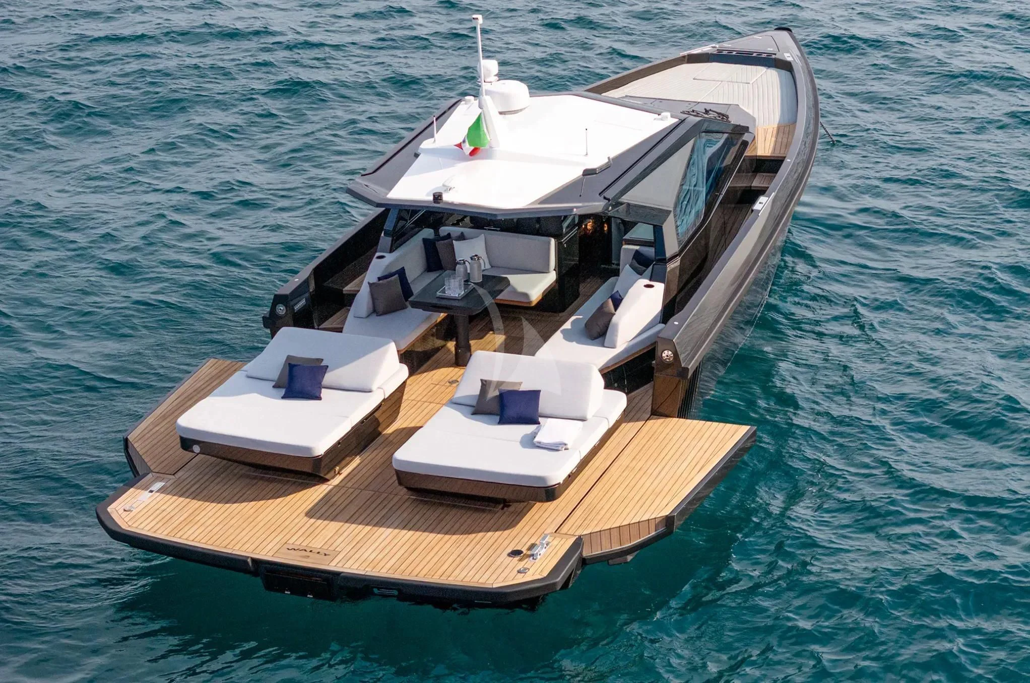 a boat on the water aboard TRIUMPH Yacht for Sale