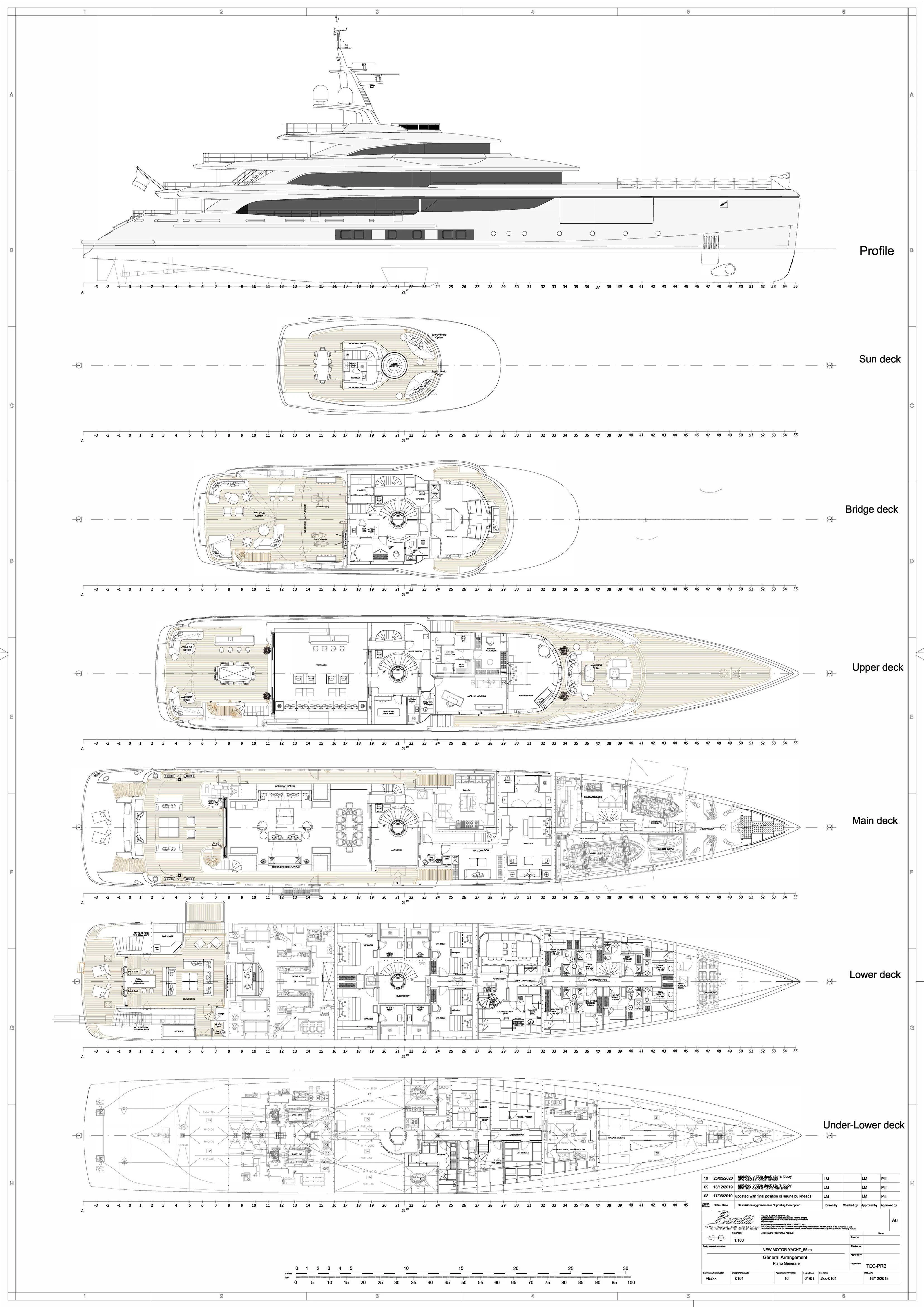 diagram aboard TRIUMPH Yacht for Sale