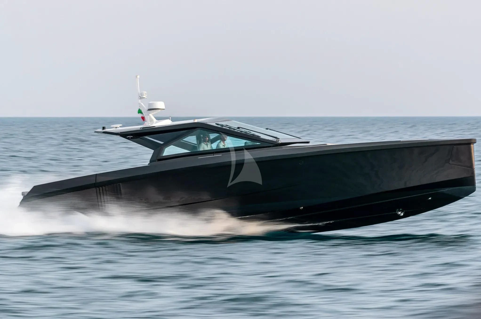 a boat on the water aboard TRIUMPH Yacht for Sale