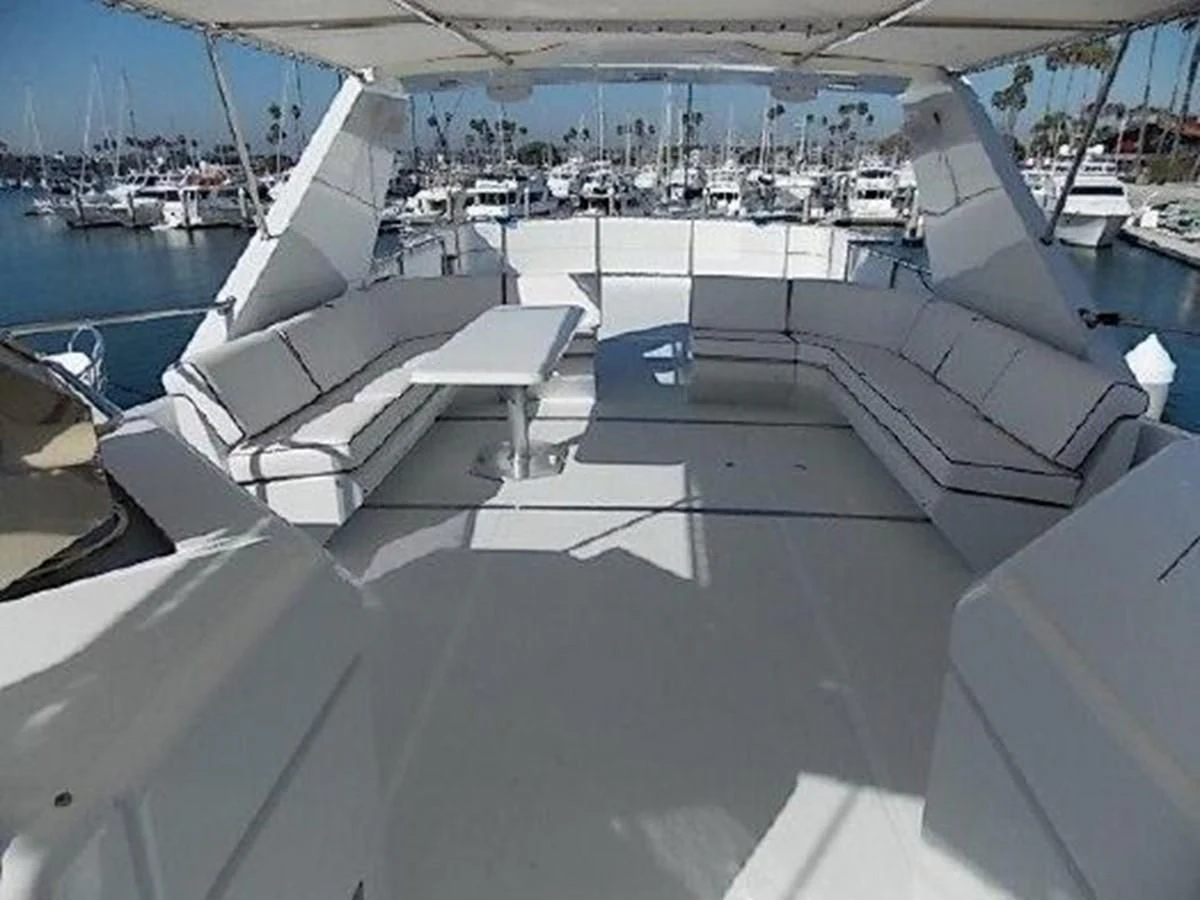 a large room with several boats aboard SILVER SPIRIT II Yacht for Sale