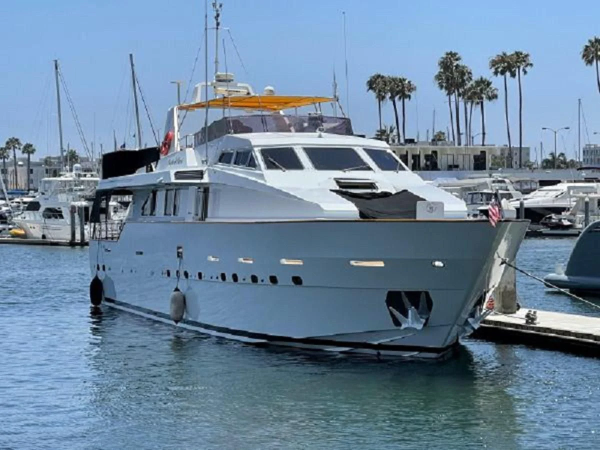 a boat in the water aboard SILVER SPIRIT II Yacht for Sale