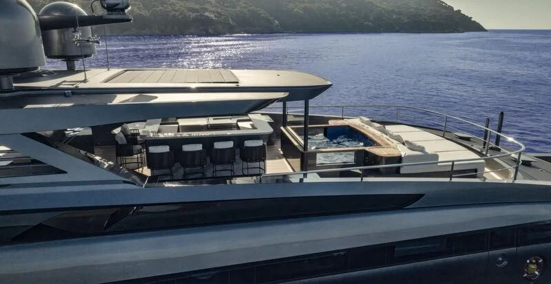 a boat on the water aboard BEL 1 Yacht for Sale