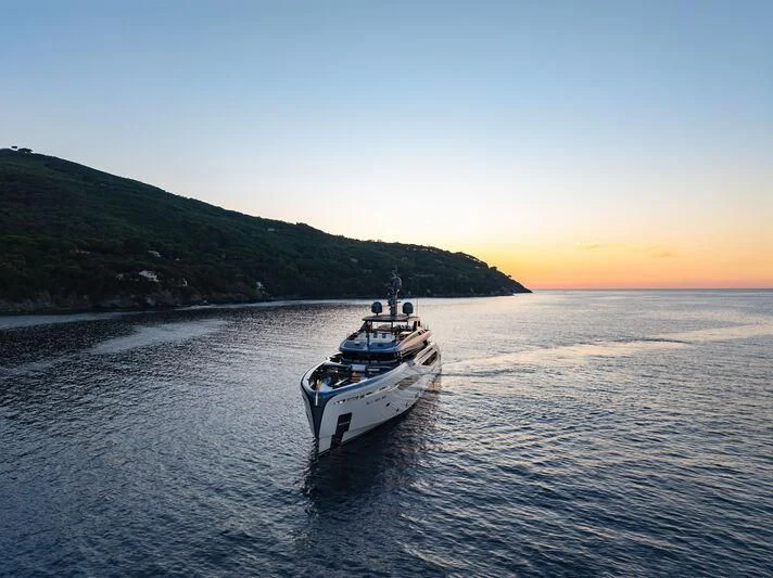 a boat in the water aboard BEL 1 Yacht for Sale