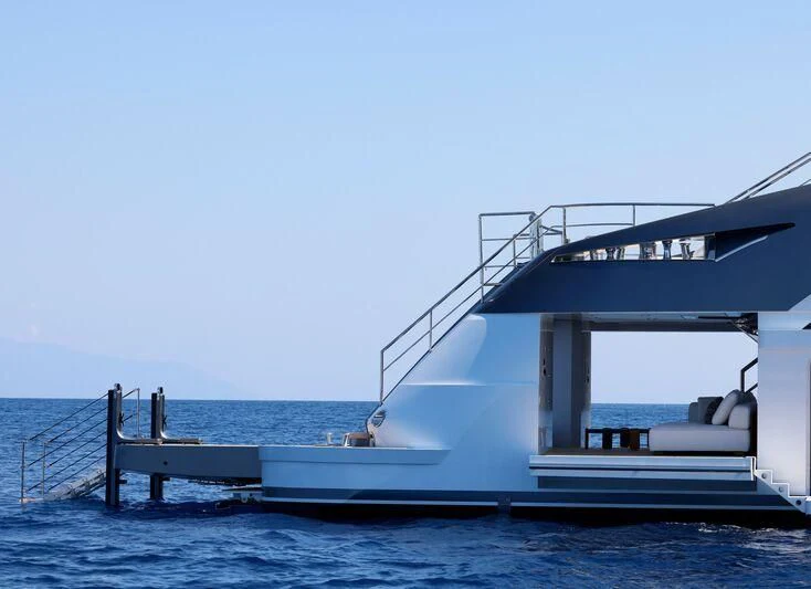a boat on the water aboard BEL 1 Yacht for Sale