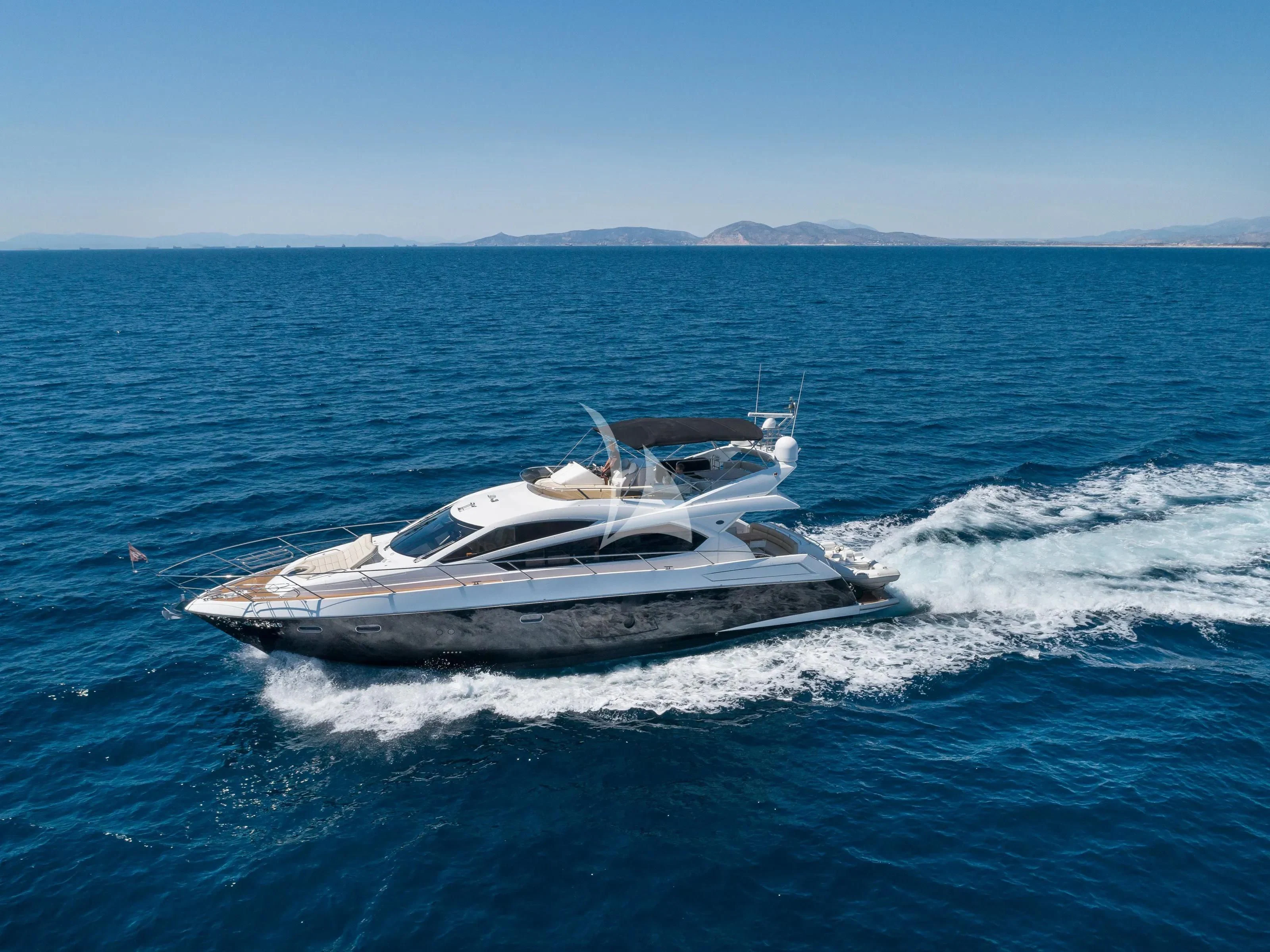 a boat on the water aboard POLPO Yacht for Charter