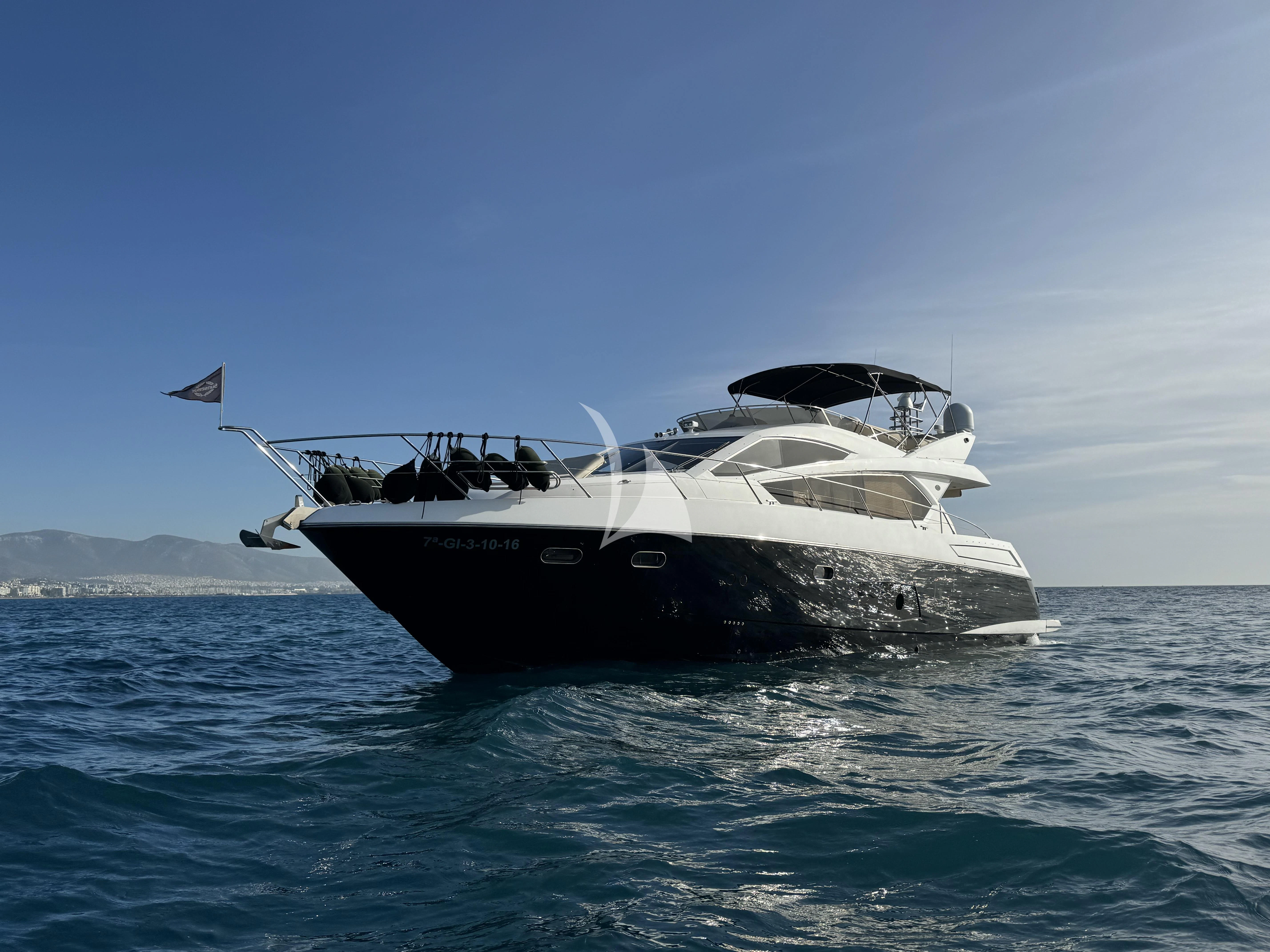 a boat in the water aboard POLPO Yacht for Charter