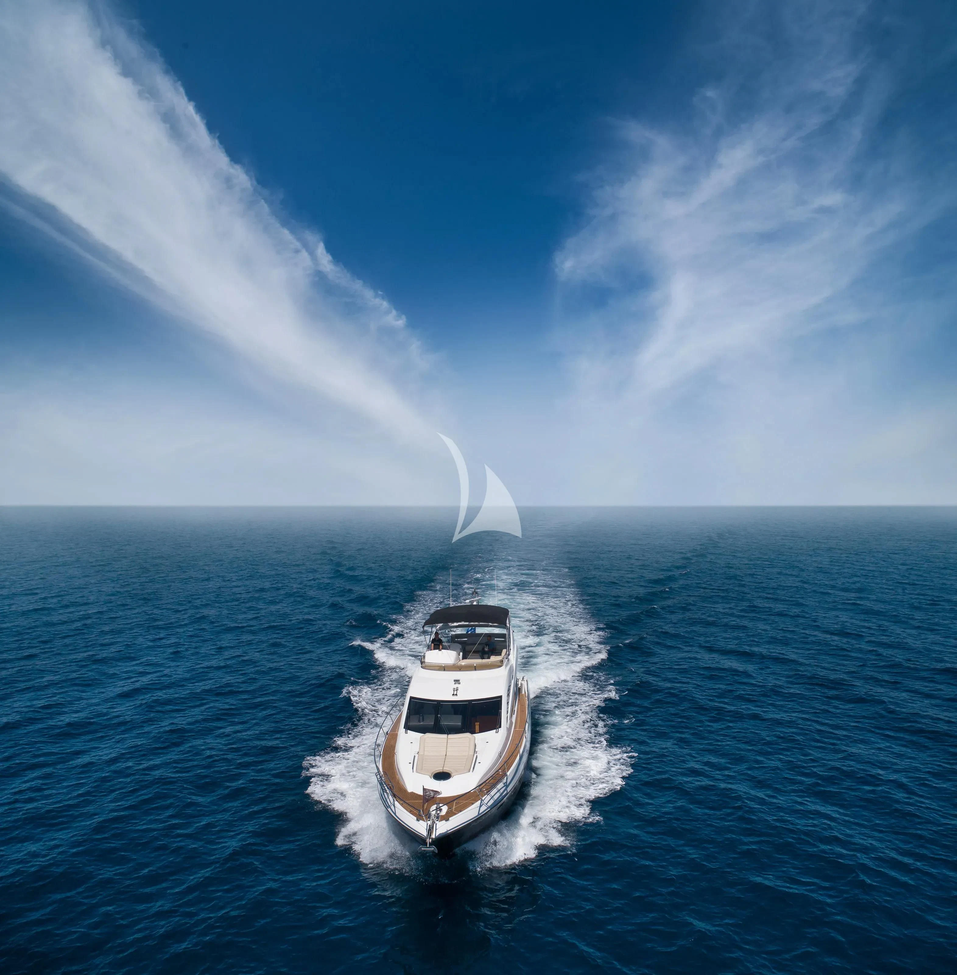a boat on the water aboard POLPO Yacht for Charter