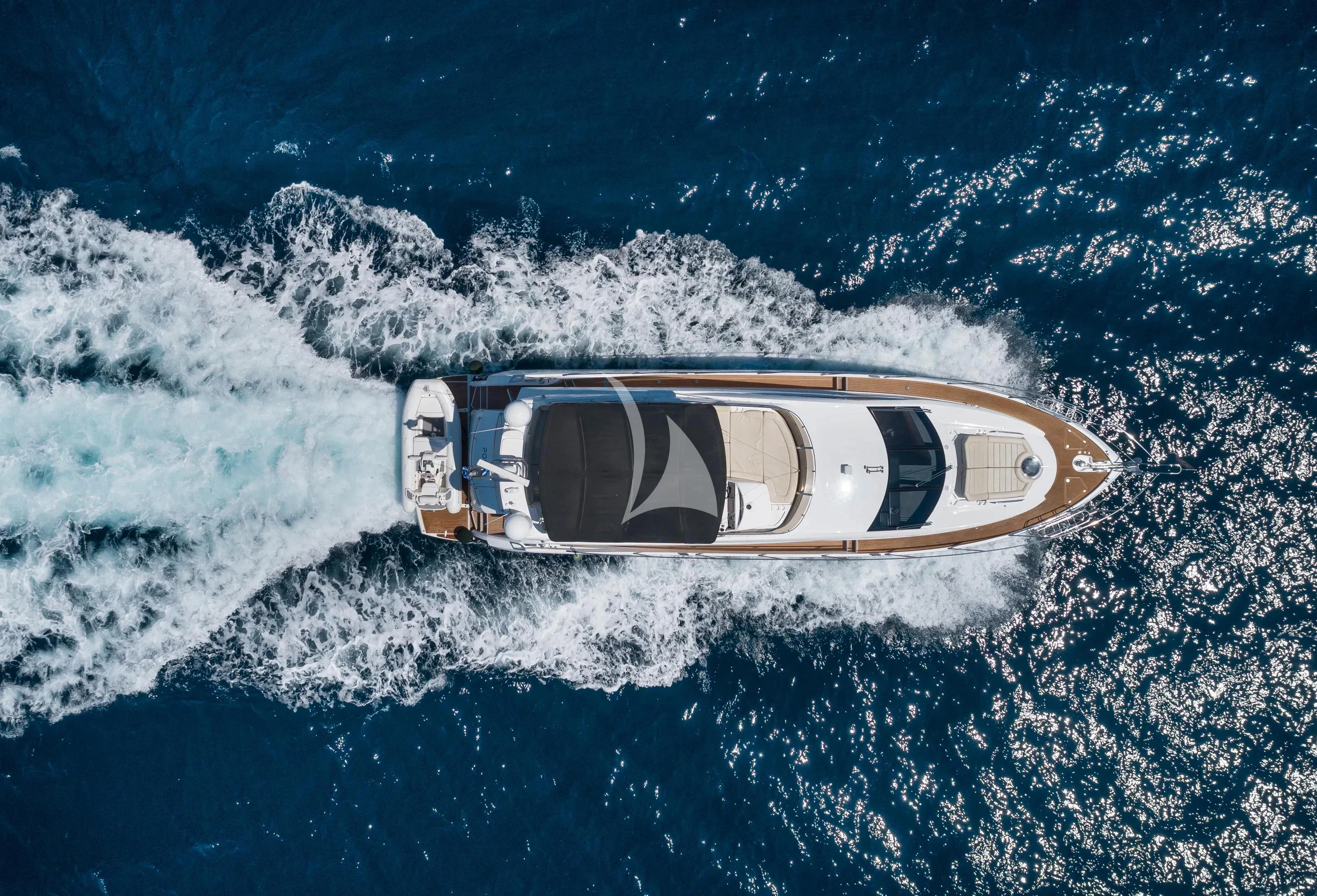 a car driving on a road surrounded by snow aboard POLPO Yacht for Charter
