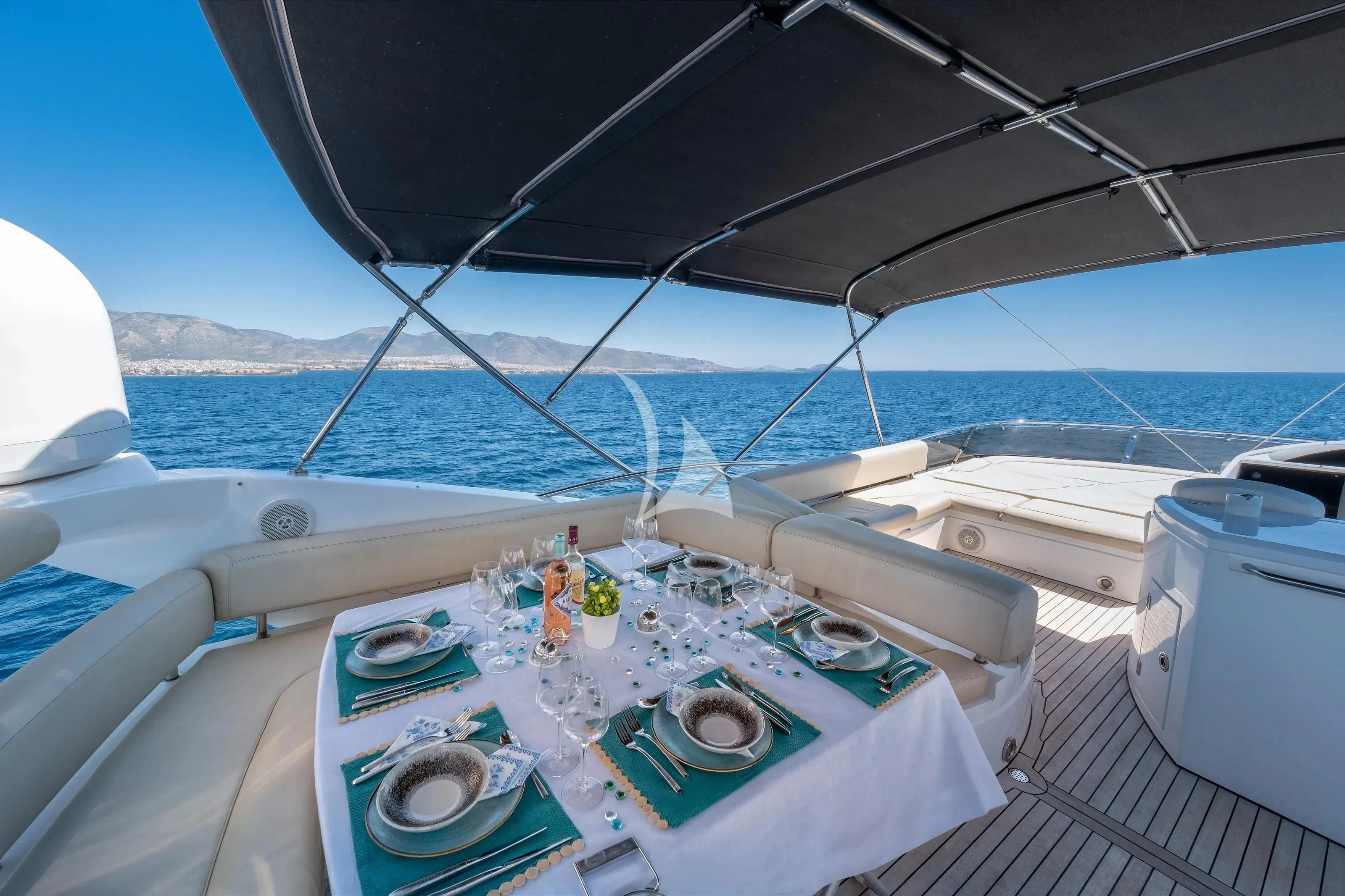 a boat on the water aboard POLPO Yacht for Charter