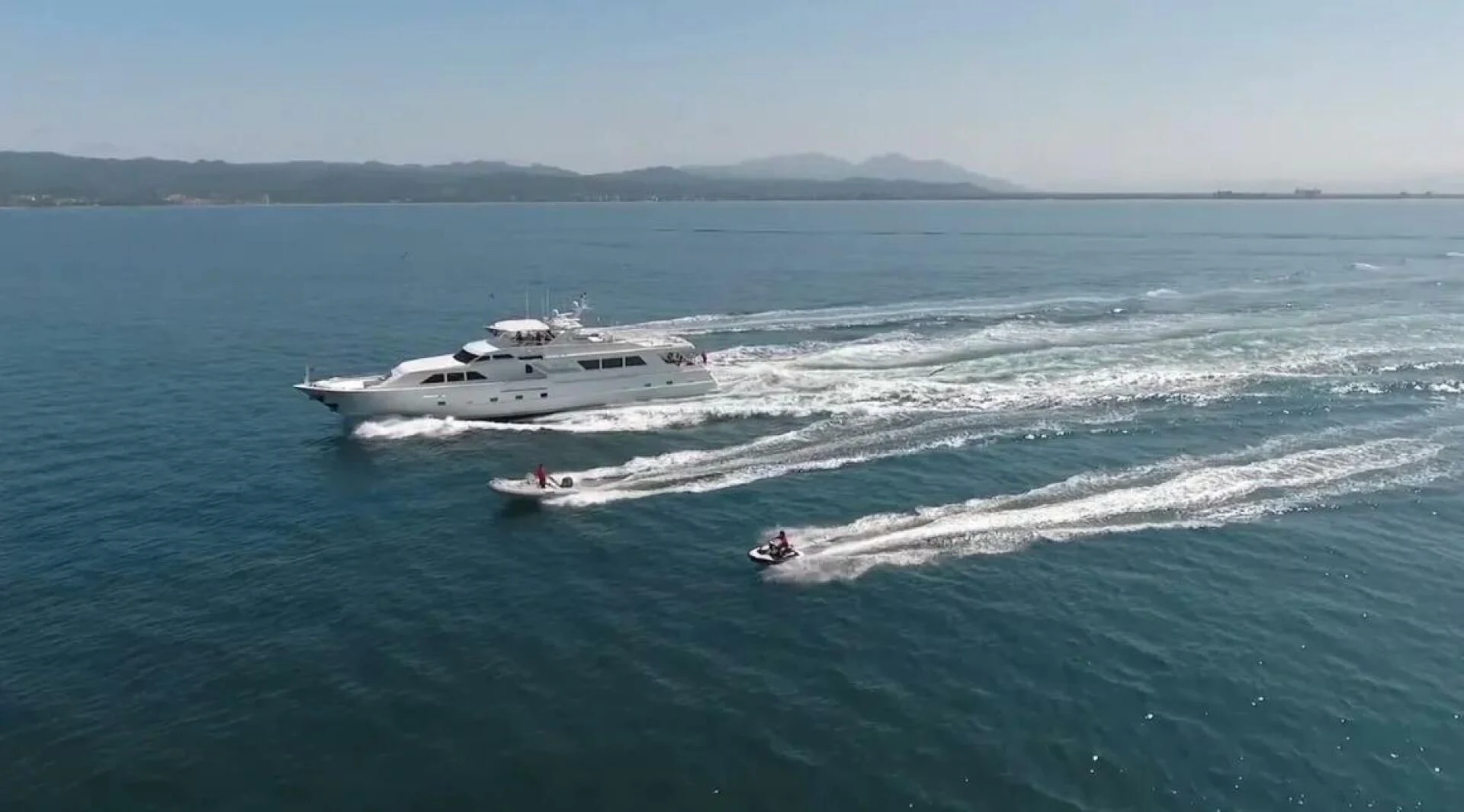 a boat in the water aboard THE BEST DAY Yacht for Sale