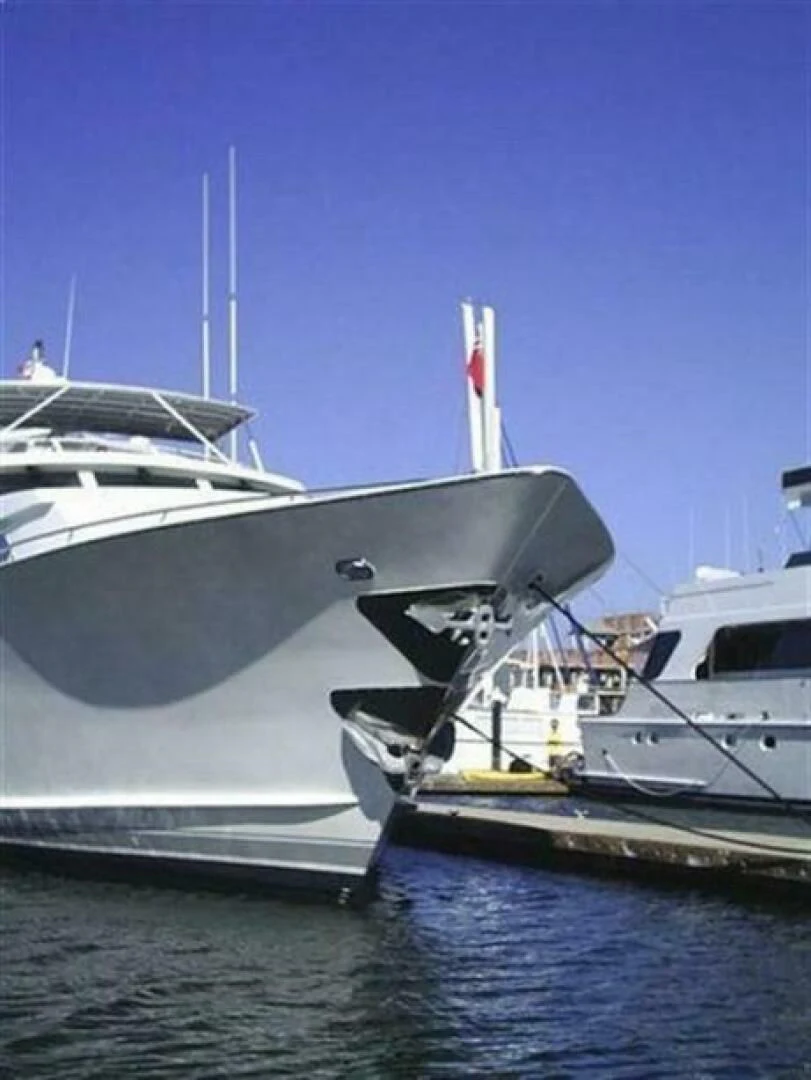 a couple of boats on the water aboard THE BEST DAY Yacht for Sale