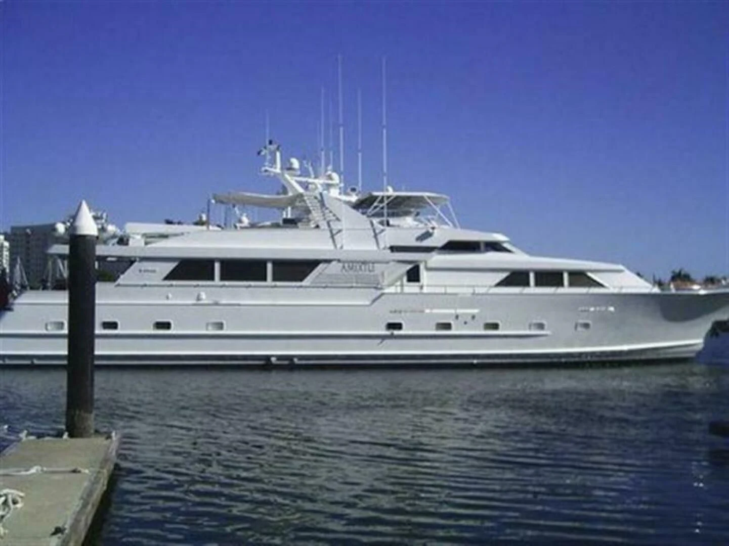 a large white yacht aboard THE BEST DAY Yacht for Sale