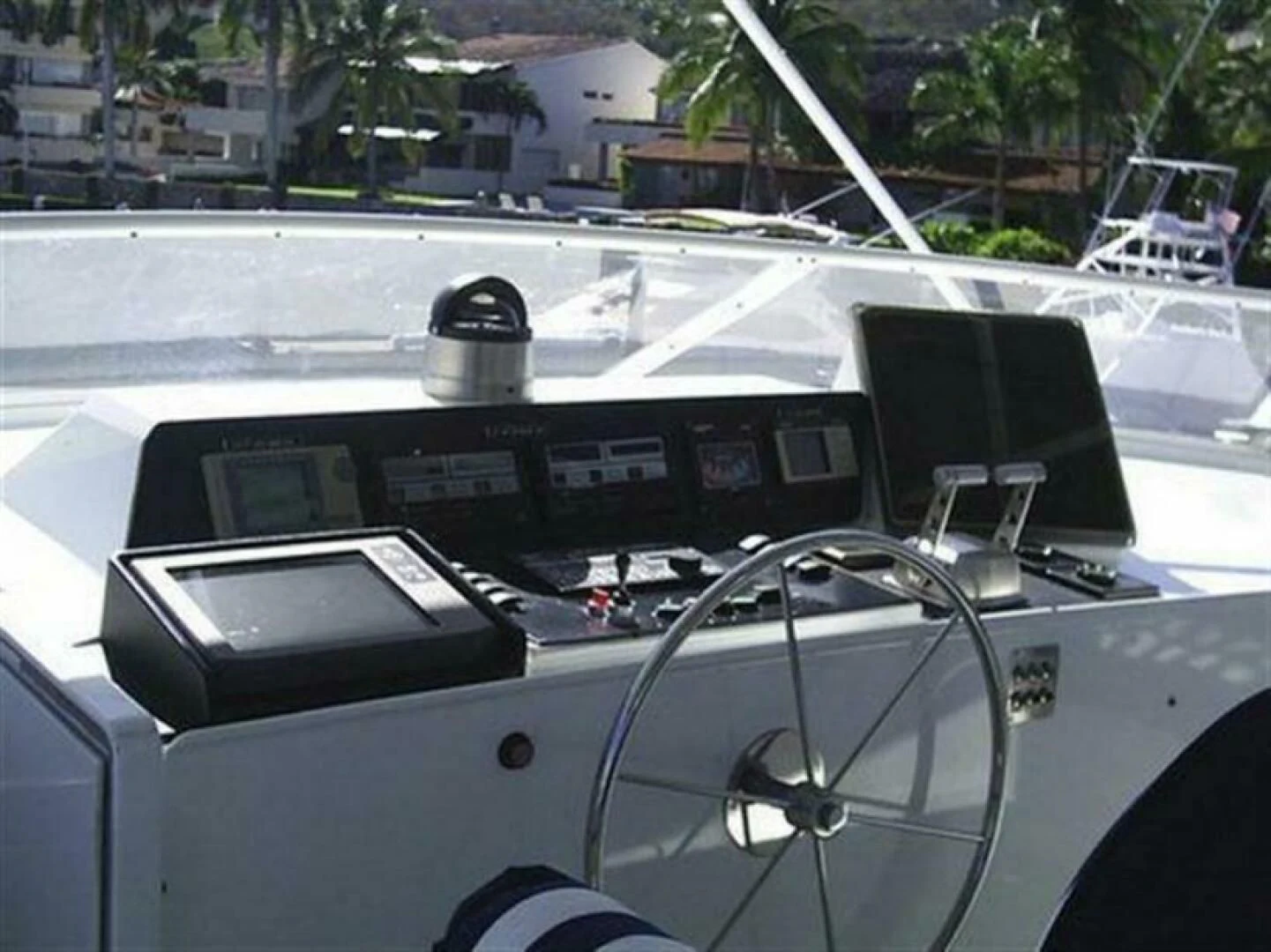 the inside of a car aboard THE BEST DAY Yacht for Sale