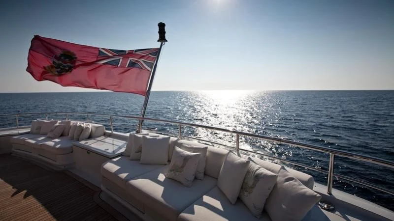 a boat on the water aboard EMELINA Yacht for Sale