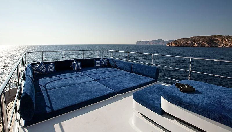 a boat on the water aboard EMELINA Yacht for Sale