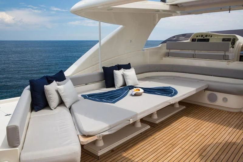 a boat on the water aboard PORTHOS SANS ABRI Yacht for Sale