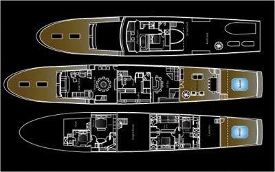a black electronic device aboard AGA 6 Yacht for Sale