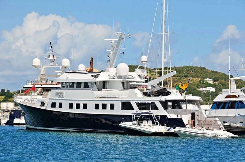 a group of boats in the water aboard AGA 6 Yacht for Sale