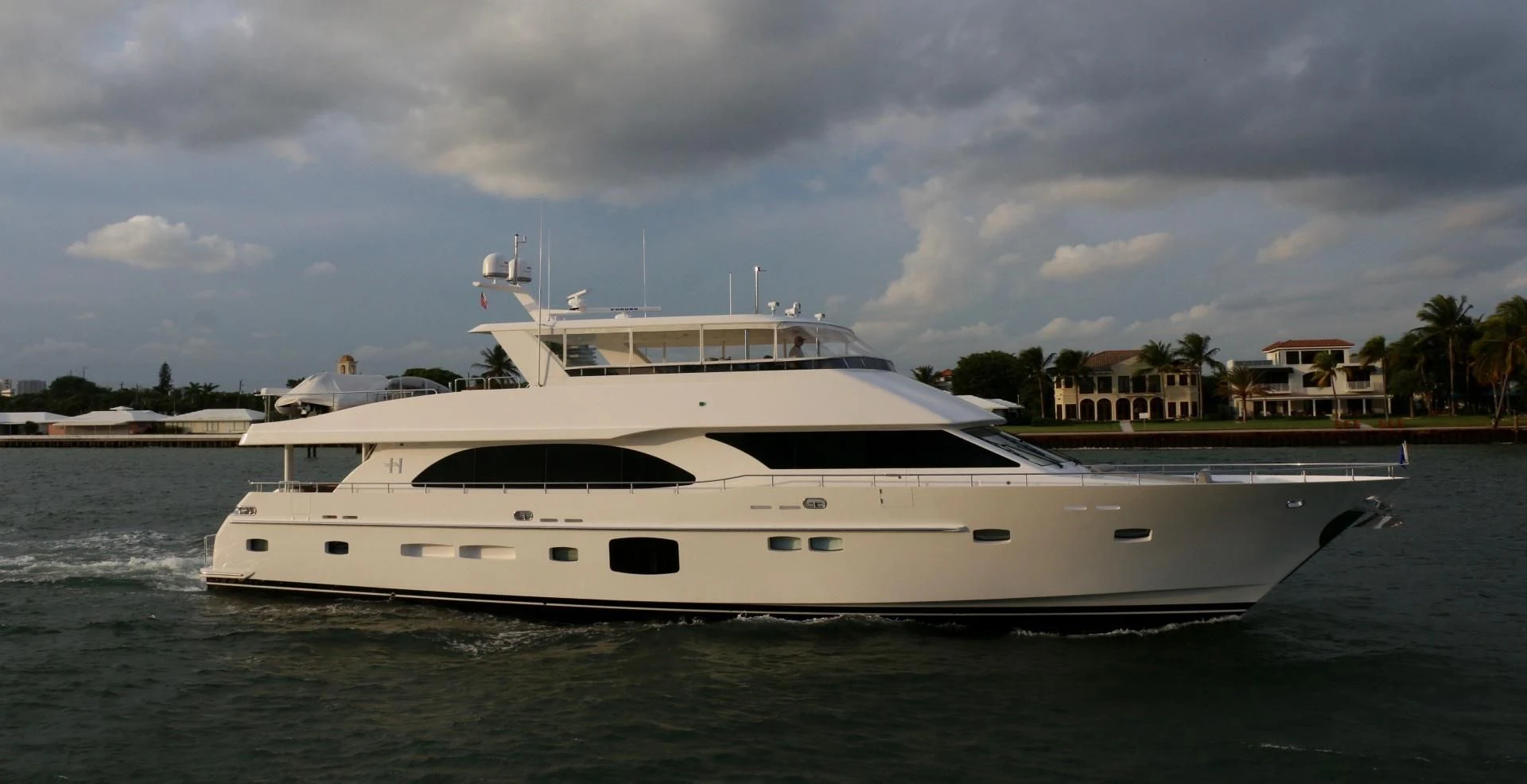 a white yacht on the water aboard SEASEID Yacht for Sale