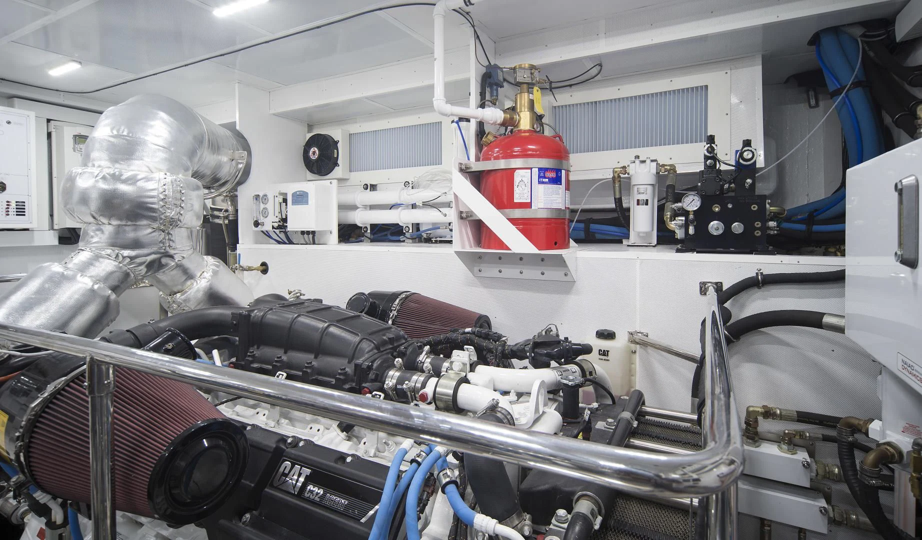 a close-up of a machine aboard SEASEID Yacht for Sale